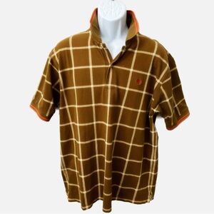 Window Pane Plaid Polo Shirt